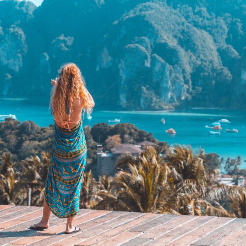 illustrating the freedom and adventure of traveling the world through bartending.